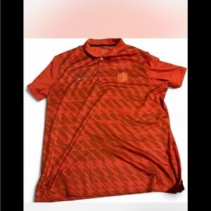 Nike Dri-FIT‎ Clemson tigers Bright Orange Shirt